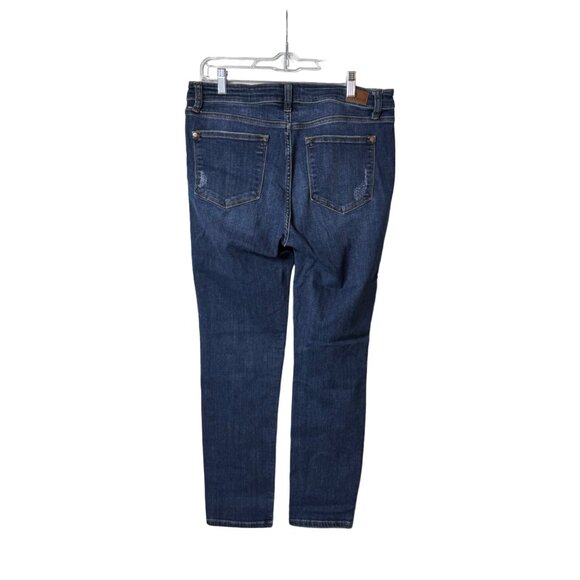 Judy Blue Jeans Sz 32 Relaxed Fit High‎ Rise Dark Wash Stretch 32x27 - Picture 7 of 16